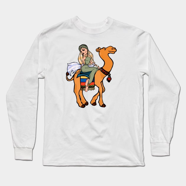 Camel Long Sleeve T-Shirt by pARTof
